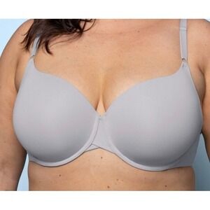 Harper Wilde Everyday T-Shirt Bra Light Grey Padded Underwire Smooth‎ Cup 40D